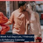 Valentine Week List hindi