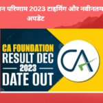 ca foundation result 2023