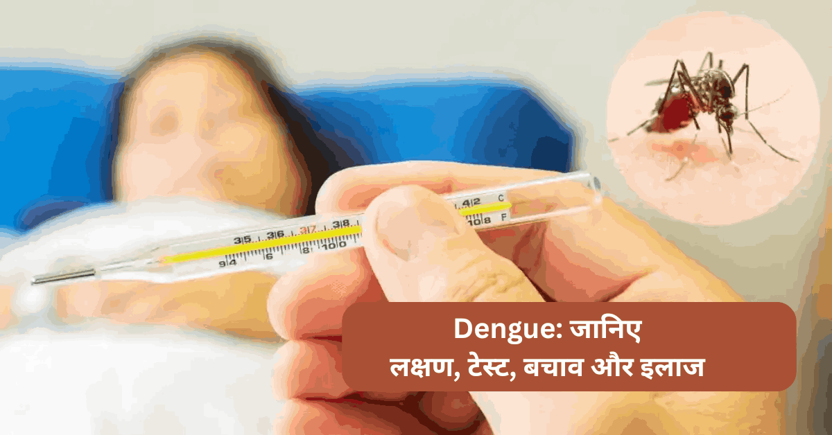 Dengue जानिए लक्षण, टेस्ट, बचाव और इलाज