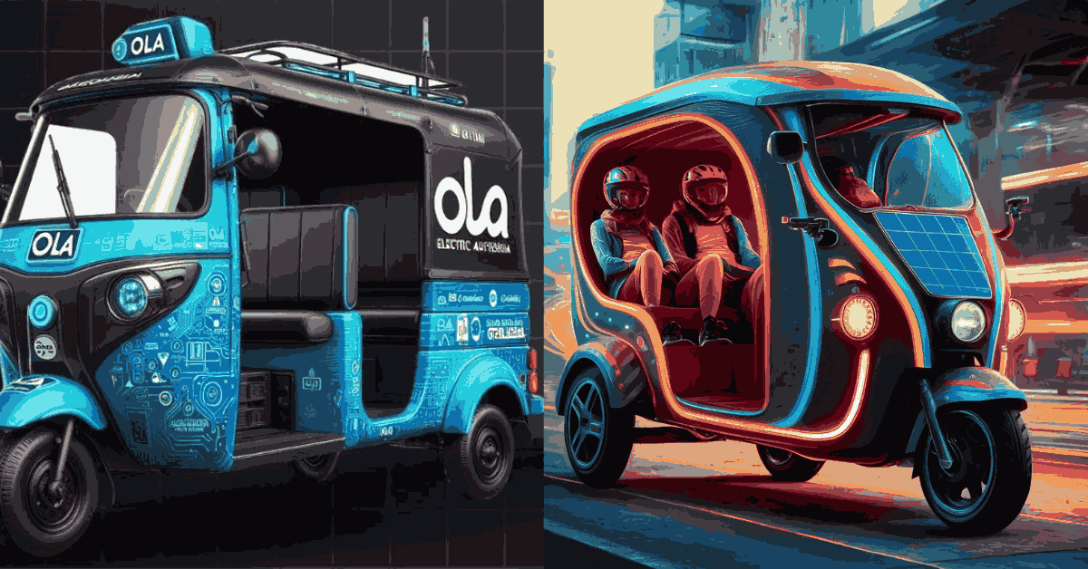 Raahi Electric Auto-rickshaw Ola electric concept