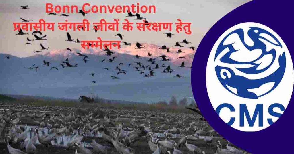 Bonn Convention प्रवासीय जंगली जीवों के संरक्षण हेतु सम्मेलन (Convention on the Conservation of Migratory Species of Wild Animals)